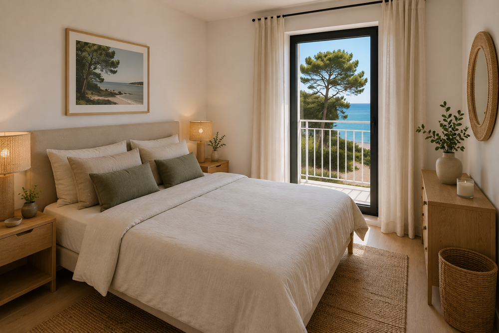 3 pièces de 61 m² avec balcon de 16m², parking et cave