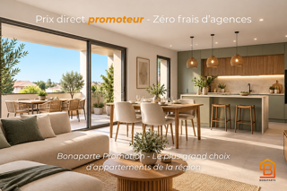 Vente Appartement MÈZE – BEAU 3 PIECES NEUF - PROCHE DU CENTRE - RESIDENCE INTIMISTE Mèze