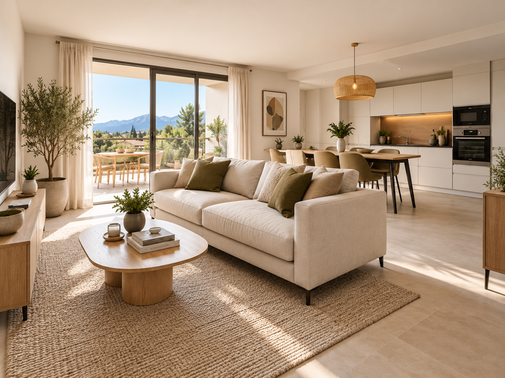 Vente Appartement Grand T2 de 56 m² avec terrasse et parking au calme Aix-en-Provence Aix en provence
