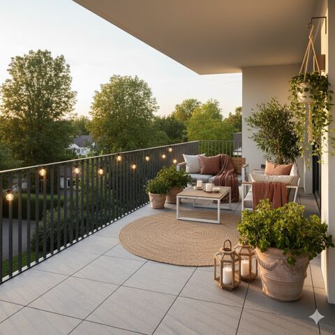   85 m  GRANDE TERRASSE / PETITE COPRO / RUE CALME Appartement - 4 pice(s)