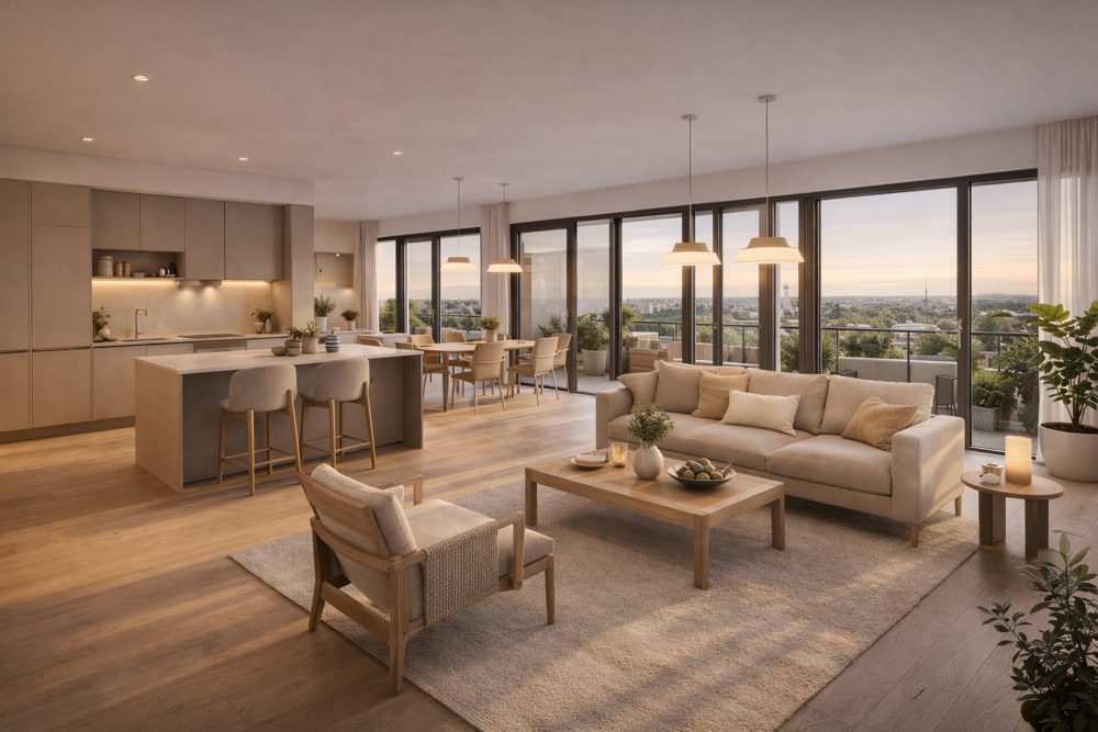 Vente Appartement Coup de cœur : T3 neuf avec balcon dans résidence contemporaine Strasbourg