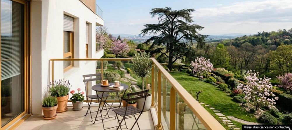Vente Appartement Vue Dégagée au 2e pour ce Superbe T3 de 59 m² avec Terrasse de 10 m² – Crépieux, Rillieux-la-Pape Rillieux-la-pape
