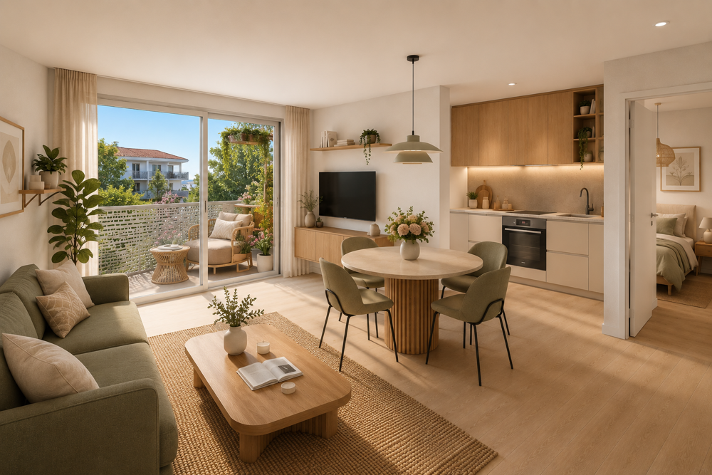 Vente Appartement -- Sublime 2 pièces avec vaste terrasse et belle exposition au cœur d'un quartier résidentiel! Marseille 9