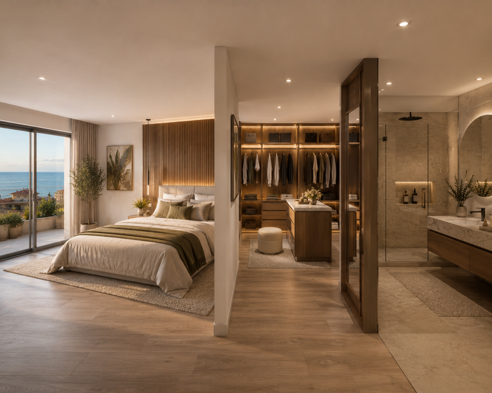 Vente Appartement RETOUR DE LOT : EXCEPTIONNEL DUPLEX EN DERNIER ETAGE AVEC TERRASSES VUE MER - JACCUZZI Antibes