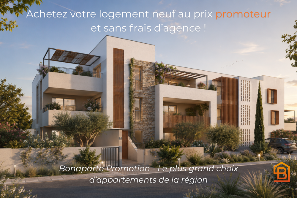 DERNIÈRES DISPONIBILITÉS  APPARTEMENT NEUF 3 PIÈCES MARSEILLAN (TRAVAUX ACHEVE)