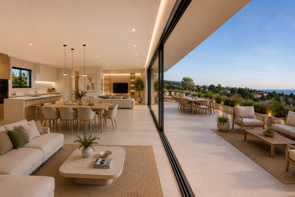 *SUBLIME 5 PIECES VUE MER EN DERNIER ETAGE AVEC TERRASSE DE 60M²