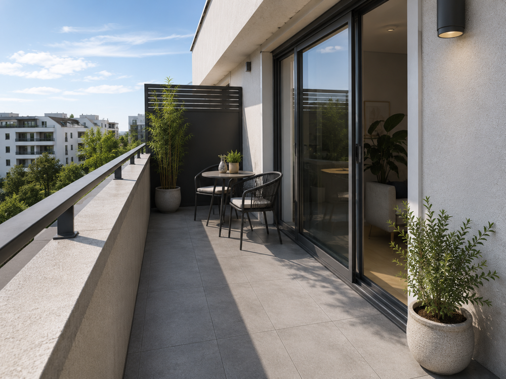 T3 moderne / Grand balcon / TVA 5.5%