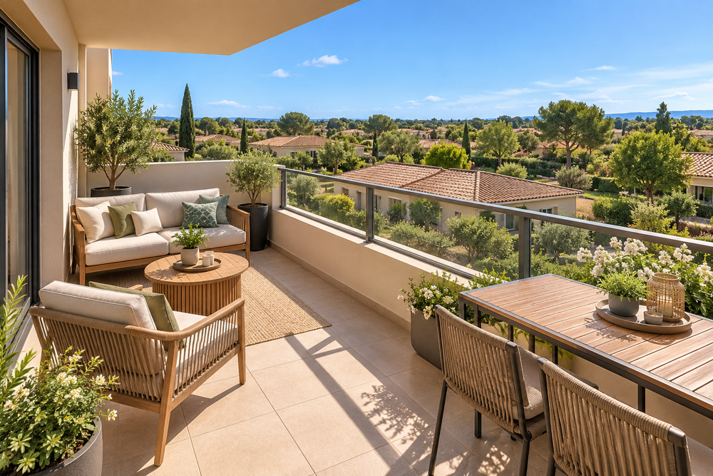 Vente Appartement T2 neuf avec terrasse et parking – a 12 min du centre ville a pied Aix en provence