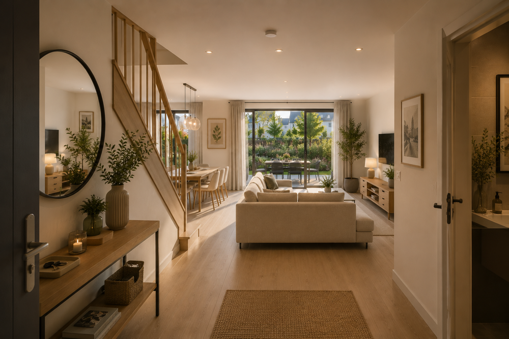 DUPLEX / MAISON DE VILLE NEUVE 4 PIÈCES AVEC JARDIN ET TERRASSE  DISPONIBLE AUTOMNE 2026