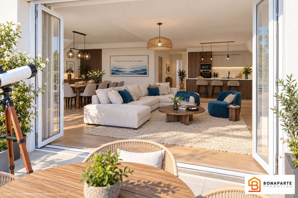 APPARTEMENT LIVRÉ ET VISITABLE  136 M²  4 CHAMBRES  TERRASSE DE 22 M² VUE MARINA