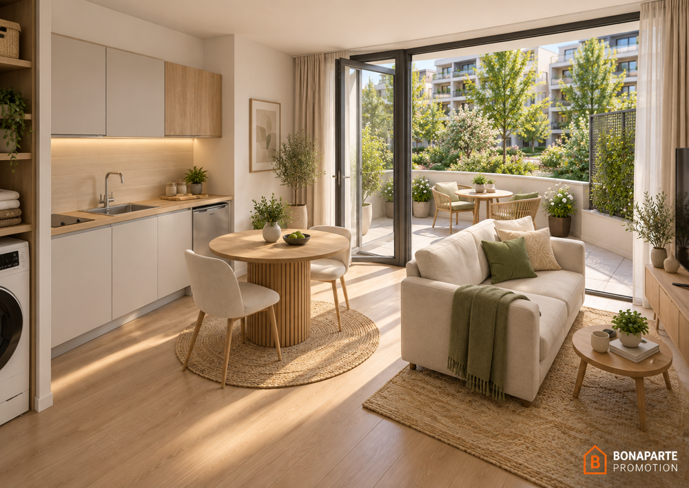 Vente Appartement APPARTEMENT 2 PIECES 40M² AVEC BALCON CENTRE VILLE-ACHAT IMMOBILIER NEUF BEZONS Bezons