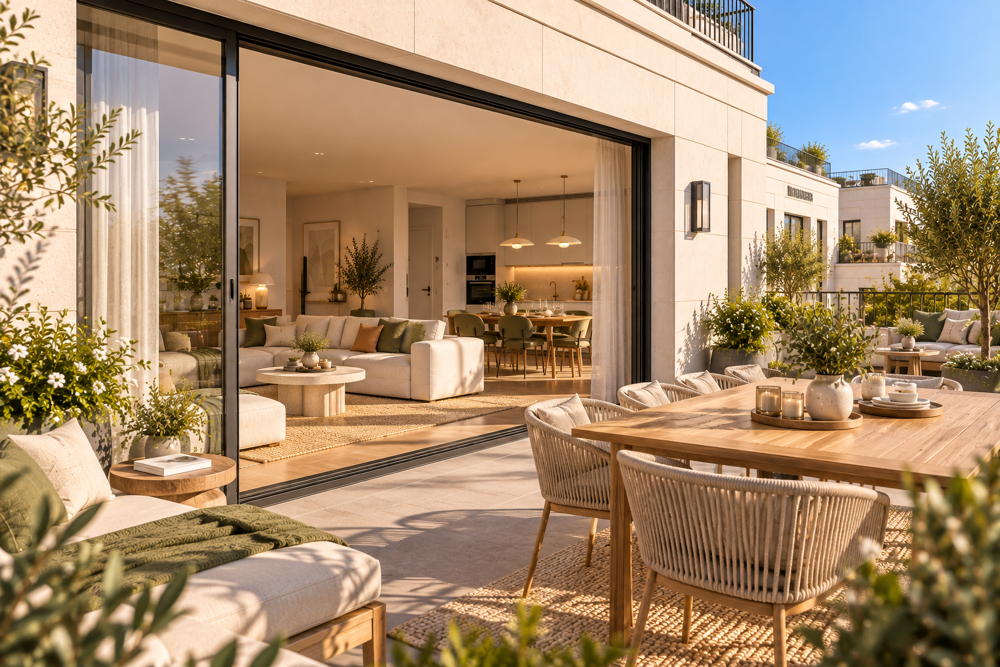 Vente Appartement RARE DUPLEX T5 DE 98 M² avec TERRASSE et PARKINGS en TVA 5,5 % Boissy st leger