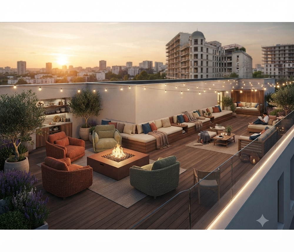 Vente Appartement UN PENTHOUSE T4 AVEC VUE SUR LA TOUR EIFFEL AVEC ROOFTOP PRIVATIF DE 44 M²! Puteaux