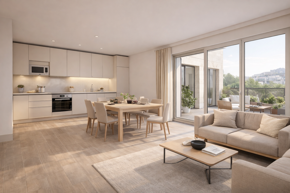 - 5P duplex esprit maison  Déjà livré et visitable