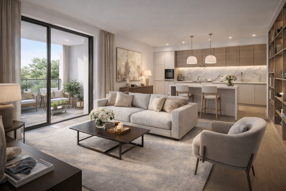 4 pièces de 82 m² avec balcon, cave et parking  Poissy