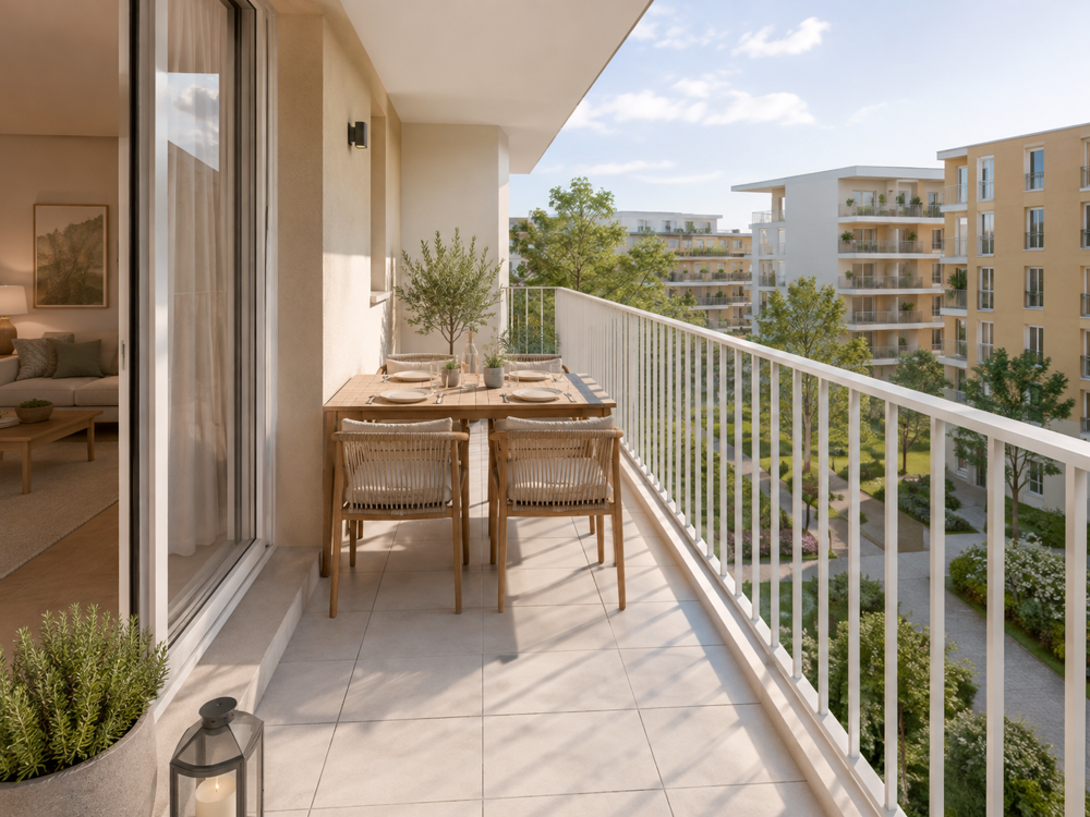 Vente Appartement Coup de cœur : T3 neuf avec balcon dans résidence contemporaine Strasbourg