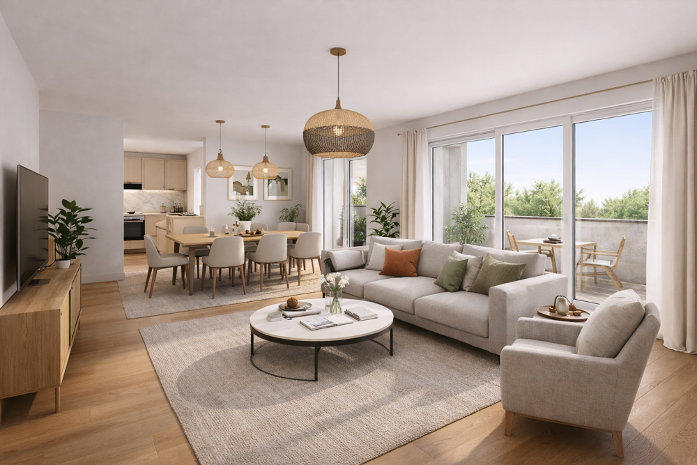 Vente Appartement Idéal première acquisition - Spacieux deux pièces de 45 m² avec Terrasse de  21m² - Frais de notaire Buchelay