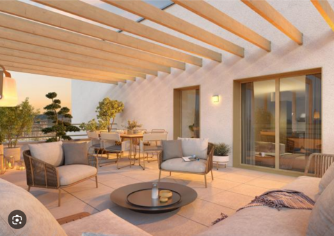   Sathonay-Village - T3 Neuf avec une terrasse de 28m Appartement - 3 pice(s)