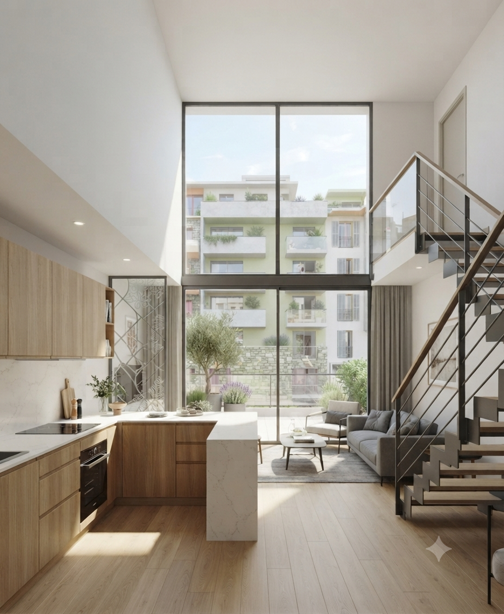 Vente Appartement Superbe T3 Duplex à Nice (Saint-Barthélemy) – Proche Tramway Nice