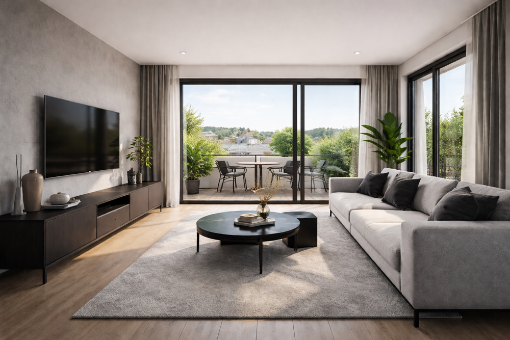 Grand T2 avec terrasse 10mins Luxembourg