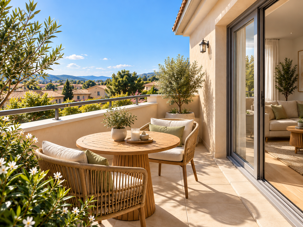 Vente Appartement SALON-DE-PROVENCE – T2 NEUF EN DERNIER ÉTAGE AVEC TERRASSE Salon-de-provence