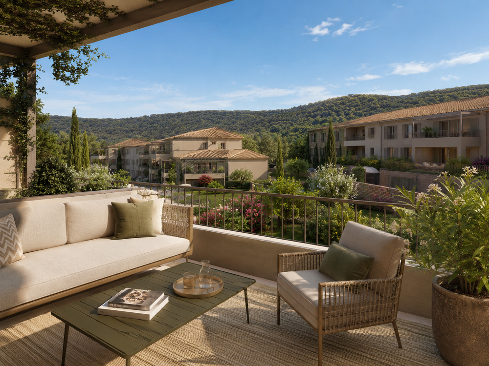 Vente Appartement CHARME PROVENÇAL & BELLE TERRASSE AU CŒUR DE LA GARDE-FREINET – MAGNIFIQUE APPARTEMENT T2 La garde freinet