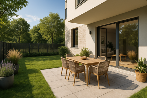   ZERO VIS A VIS! PETITE RESIDENCE - JARDIN 115m- GRAND CELLIER -RE2020 Appartement - 3 pice(s)