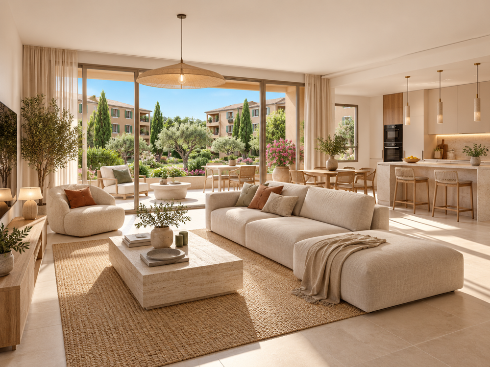Vente Appartement AIX LA DURANNE - 4P DE 95M² AVEC EXTERIEUR ET STATIONNEMENTS Aix en provence