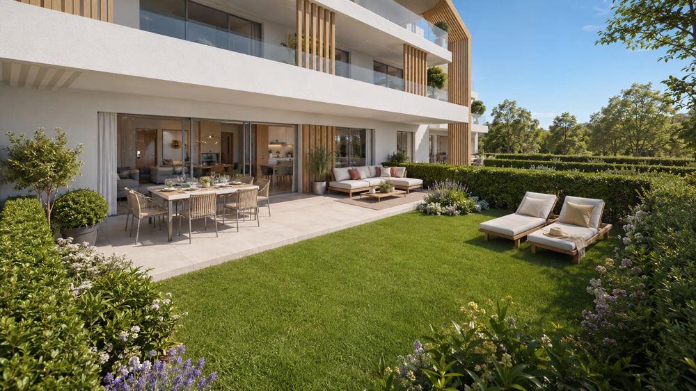 Vente Appartement SUCCÈS COMMERCIAL ! MAGNIFIQUE T3 REZ DE JARDIN AU COEUR DU BAGUIER ! La ciotat