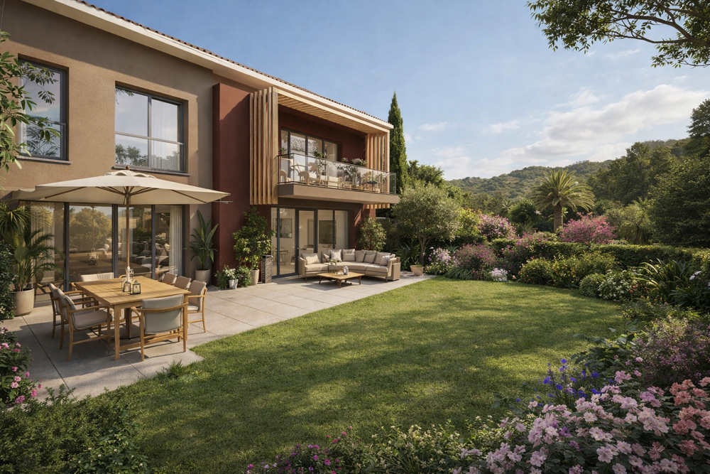 SUPERBE MAISON NEUVE A BORMES LES MIMOSAS
