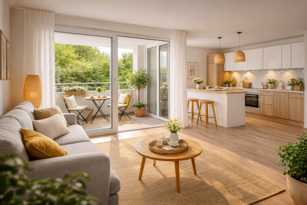 Vente Appartement SUPERBE 3 PIÈCES À L'AGENCEMENT MILLIMÉTRÉ EXPO SUD AVEC BALCON ET PARKING Fontenay le fleury
