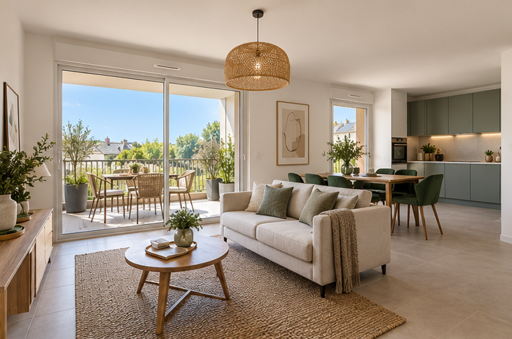 T4 DE 82 M² AU 2E ÉTAGE AVEC BALCON NORD DE 10 M²