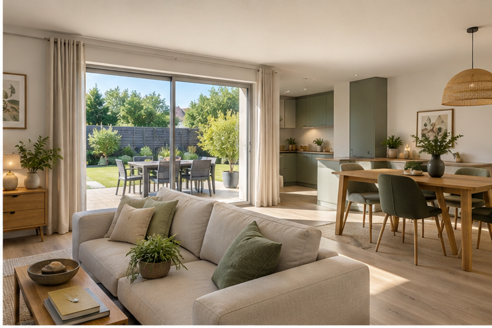 MAISON T4 DE 86 M² AVEC JARDIN DE 257 M², TERRASSE ET GARAGE