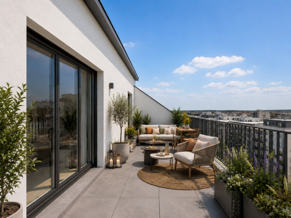 Vente Appartement ATTIQUE T3 + Terrasse, calme, 10min Gare Montigny les metz