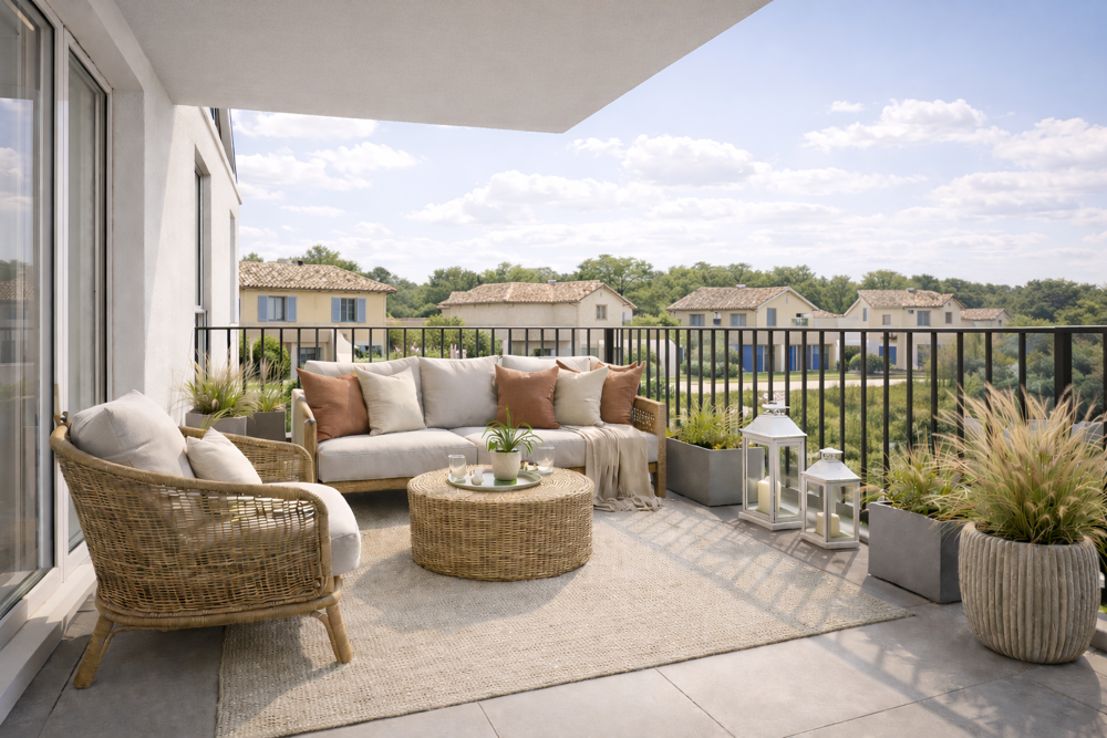 Vente Appartement MAGNIFIQUE 2P DE 43M² AVEC GRAND SEJOUR ET TERRASSE DE 8M² Salon de provence