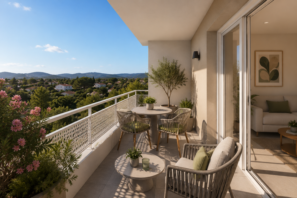 LA CIOTAT  T2 NEUF AVEC BALCON ET PRESTATIONS HAUT DE GAMME !