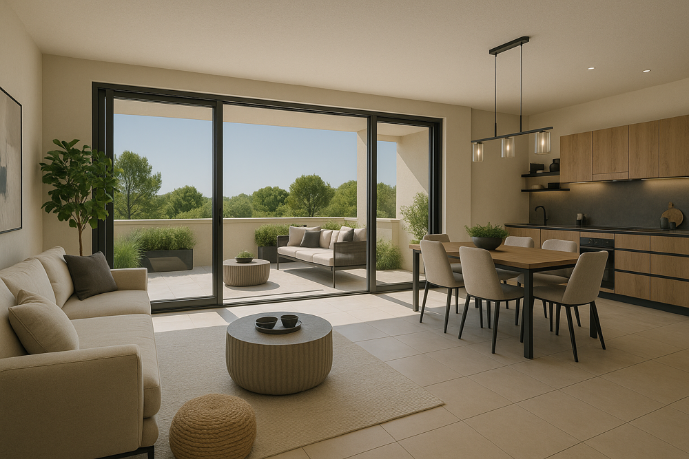 Vente Appartement ENTRE GIGNAC ET MARIGNANE - 3P DE 65M² AVEC TERRASSE DE 25M² Marignane