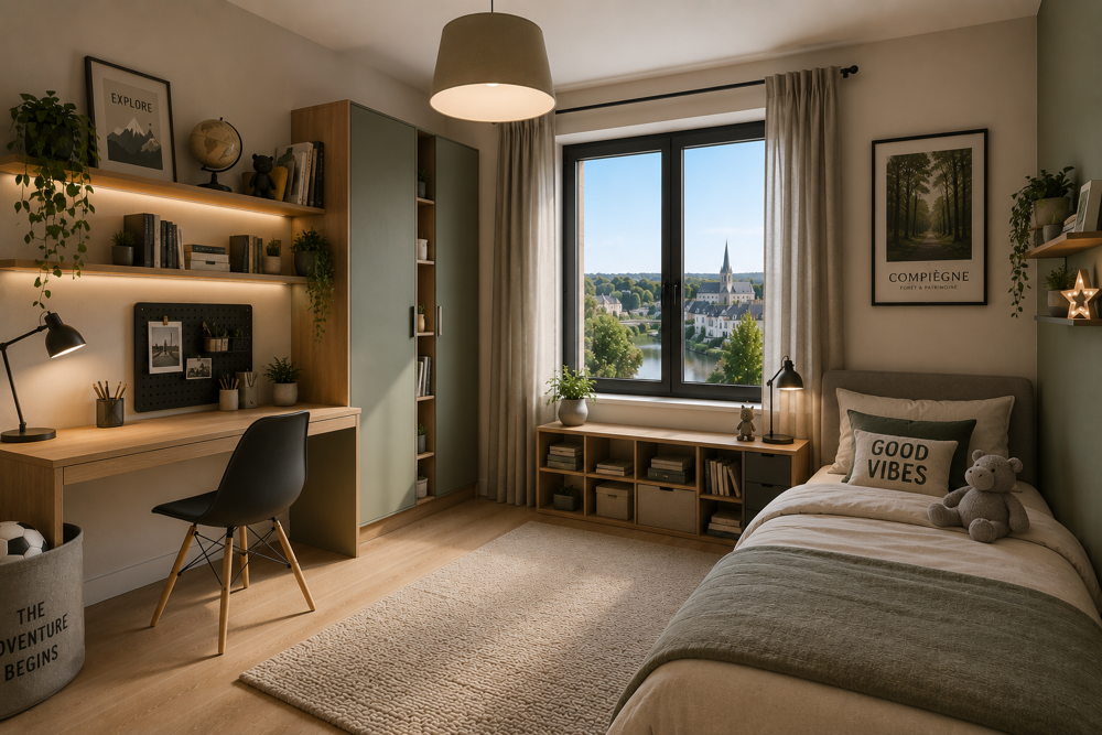 Vente Appartement COMPIÈGNE / VENETTE – 3 PIECES DERNIER ÉTAGE AVEC TERRASSE PLEIN SUD-OUEST Compiegne