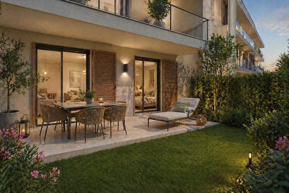 Vente Appartement T2 EN REZ-DE-JARDIN EXPOSÉ SUD À AIX-EN-PROVENCE – TERRASSE & JARDIN PRIVATIF Aix en provence