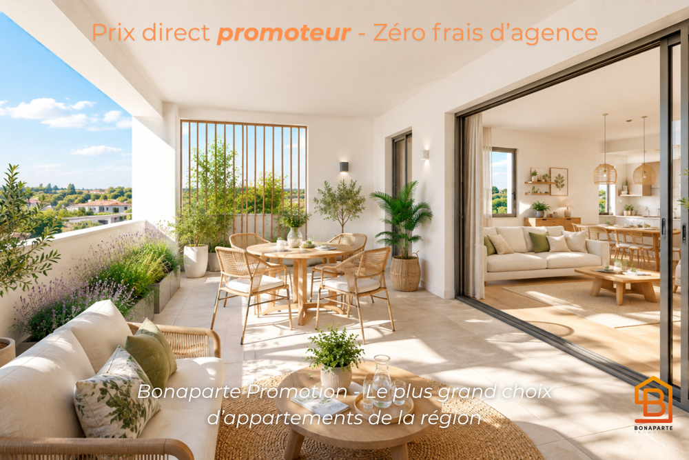 Vente Appartement 2 PIECES NEUF AVEC TERRASSE A MOINS DE 5KMS DE LA PLAGE St cyprien