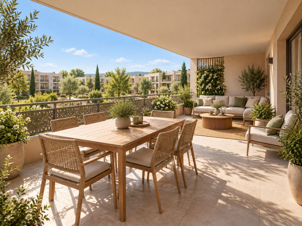 GRAND T3 avec terrasse et parking - Sénas