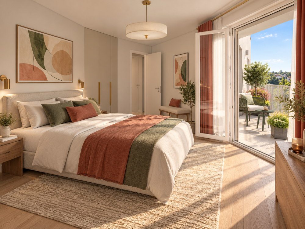 Vente Appartement superbe T3 neuf avec deux extérieurs Saint-herblain