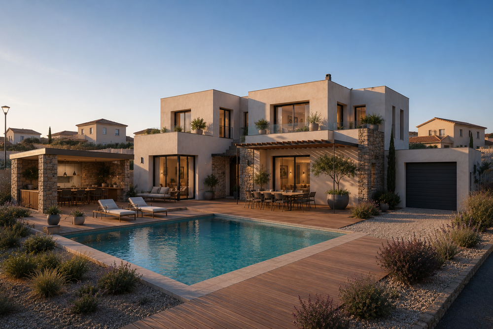 * - A DEUX PAS D'UNE DES PLUS BELLES PLAGES DU VAR - SUPERBE VILLA T5 AVEC PISCINE
