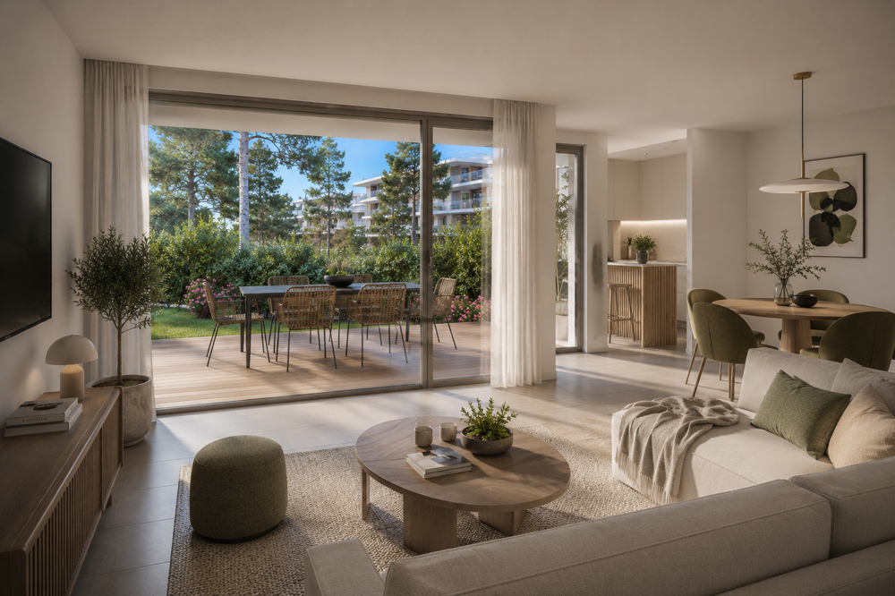 DERNIERE OPPORTUNITE T2 DE 50M² AVEC 65M² D'EXTERIEUR DANS UN PARC BOISÉ