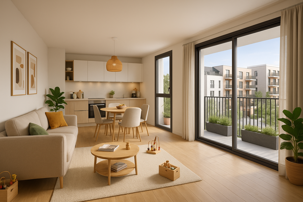 Vente Appartement - T3 AVEC BALCON ET PARKING – PROCHE MARCHÉ Drancy