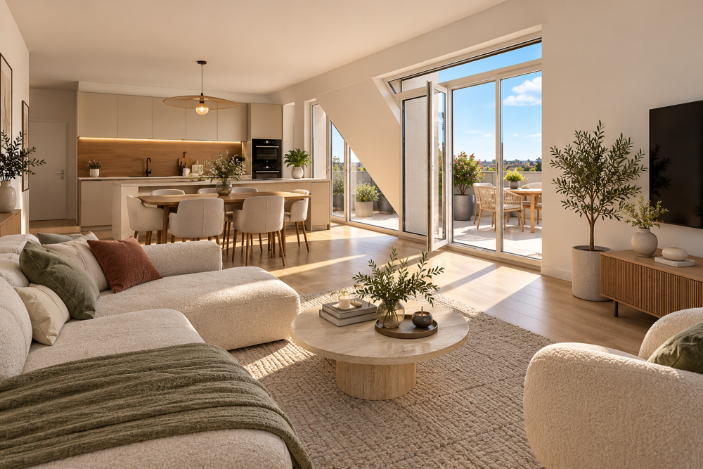 Vente Appartement T4 ATTIQUE DE 76 M² AVEC TERRASSE DE 14 M² Bischheim