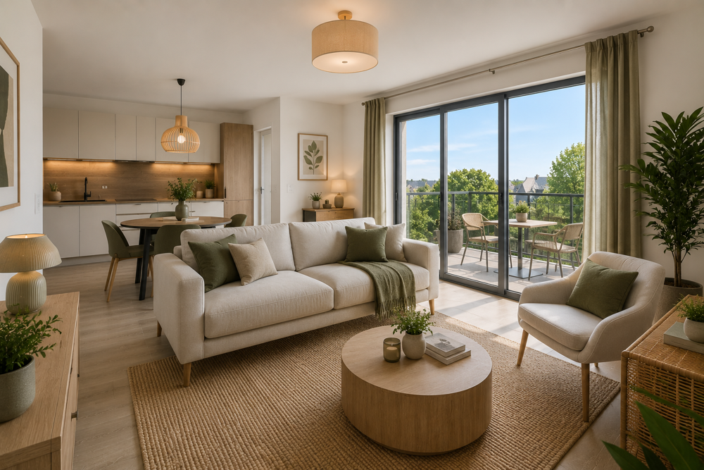 GRAND BALCON  AUX PORTES DU CENTRE-VILLE
