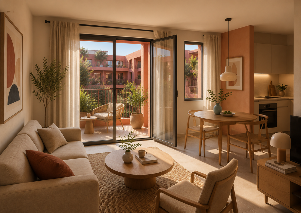 Vente Appartement -- TVA réduite à 5,5 % : Un 2 pièces où la lumière est toujours au rendez-vous Marseille 15