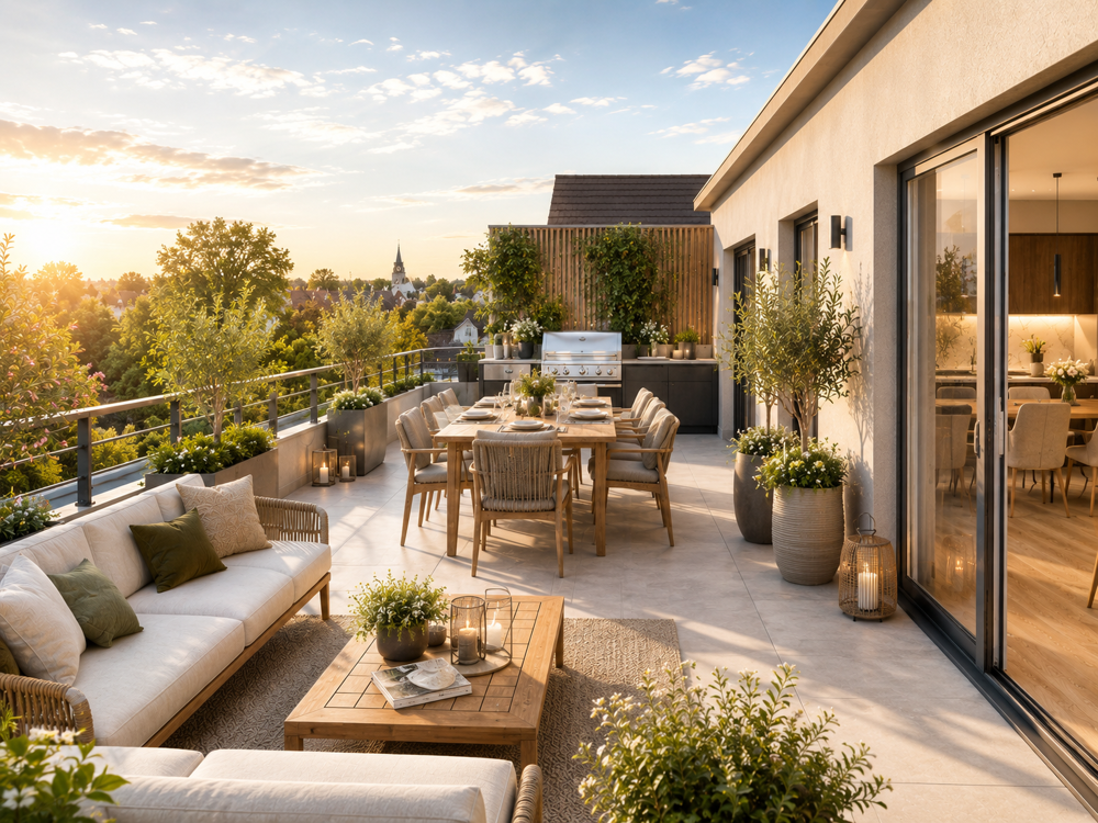 Grand T4 Familial avec Terrasse de 29 m²