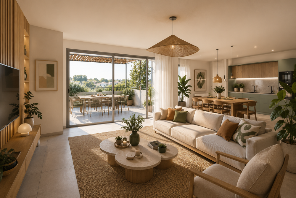 DERNIÈRES DISPONIBILITÉS  APPARTEMENT NEUF 3 PIÈCES MARSEILLAN (TRAVAUX ACHEVE)